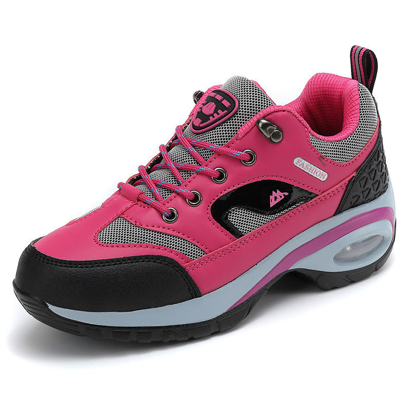 Damen leichte luftgepolsterte Sneakers mit atmungsaktiven Mesh-Panels Fudus