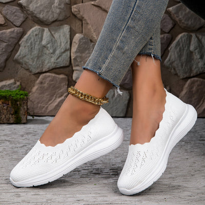 Damen Leichte Slip-On Strick-Sneaker Fudus