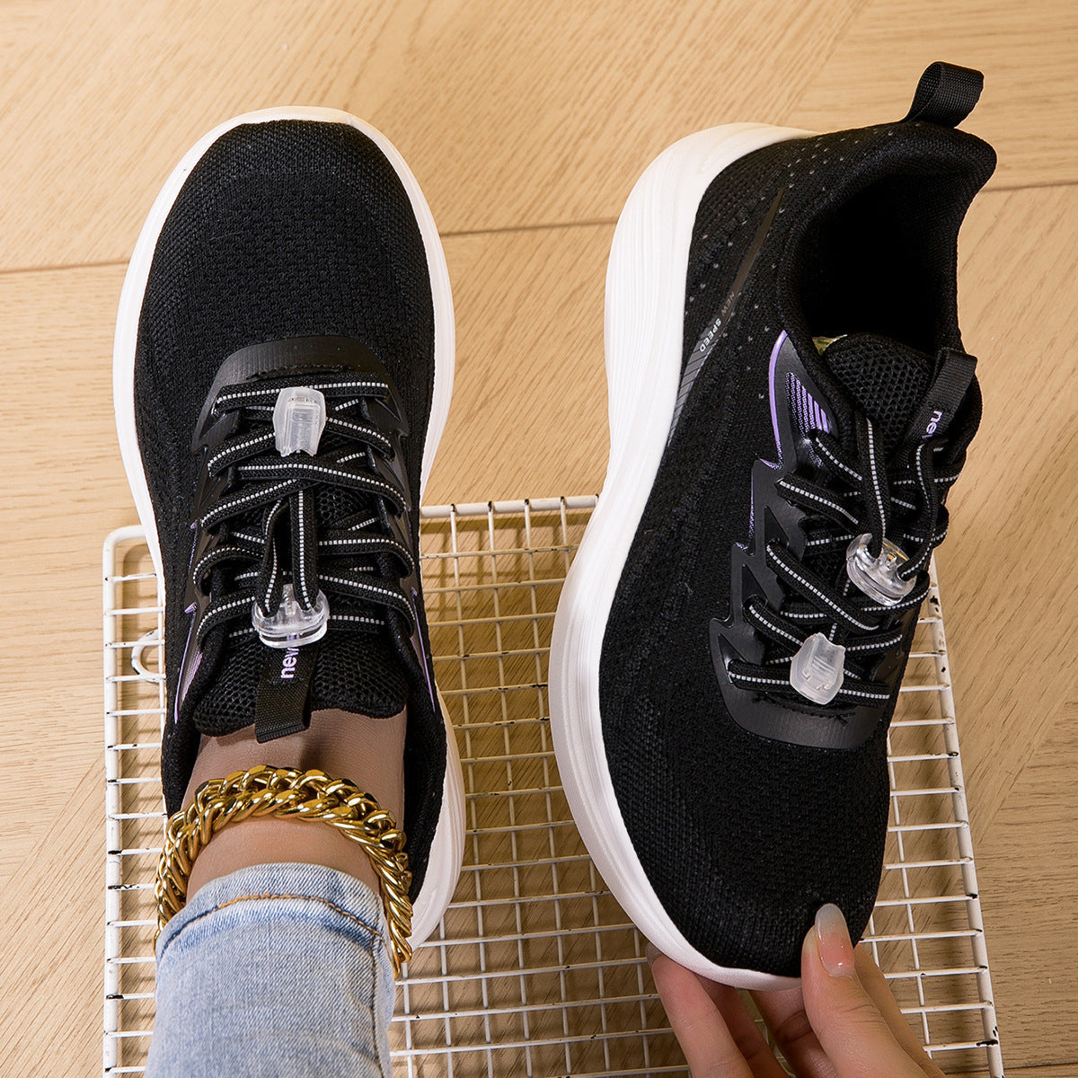 Damen Leichte Stoßdämpfende Lauf-Sneaker Fudus