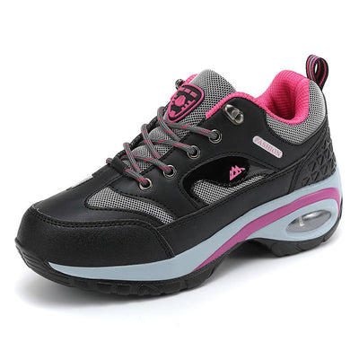 Damen leichte luftgepolsterte Sneakers mit atmungsaktiven Mesh-Panels Fudus