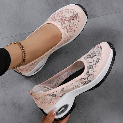 Damen Atmungsaktive Spitzen Slip-On Sneaker Fudus