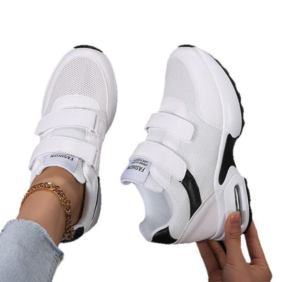 Damen Sneaker mit Klettverschluss und Luftpolsterung Fudus