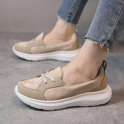 Damen Freizeit Slip-On Walking Sneakers Fudus
