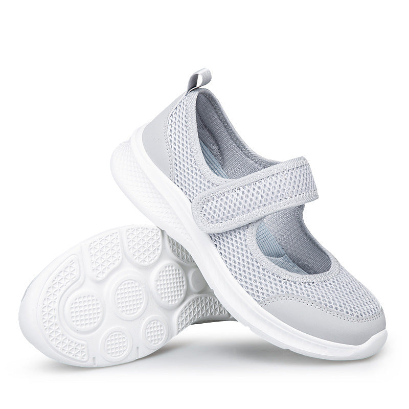Damen Atmungsaktive Klettverschluss Wanderschuhe Fudus