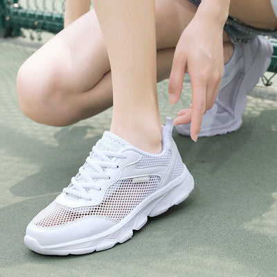 Damen Atmungsaktive Sport Sneakers mit Gepolstertem Fußbett Fudus