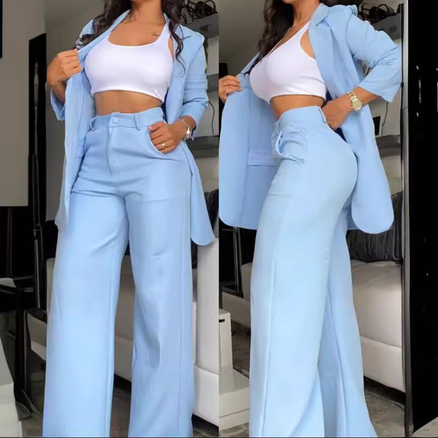 Damen-Hosenanzug | Weite Hose | Moderner Chic