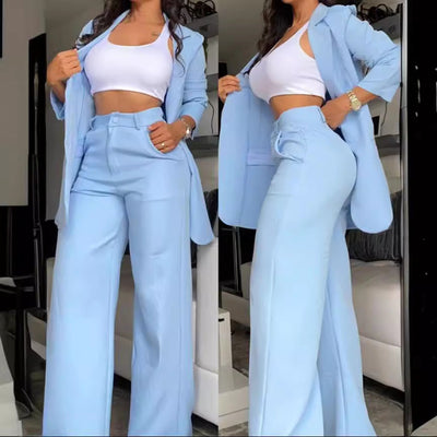 Damen-Hosenanzug | Weite Hose | Moderner Chic