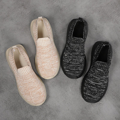 Damen Atmungsaktive Strick Slip-On Sneakers Fudus