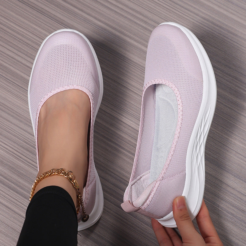 Damen Leichte Slip-On Freizeitschuhe Fudus