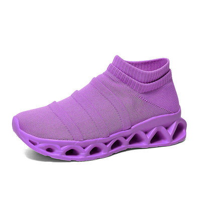 Damen Leichte Slip-On Sport Sneakers mit Atmungsaktivem Mesh-Design Fudus