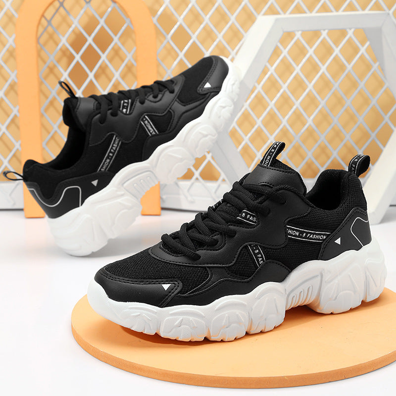 Damen Chunky Mesh Sport Sneakers mit verbesserter Dämpfung Fudus