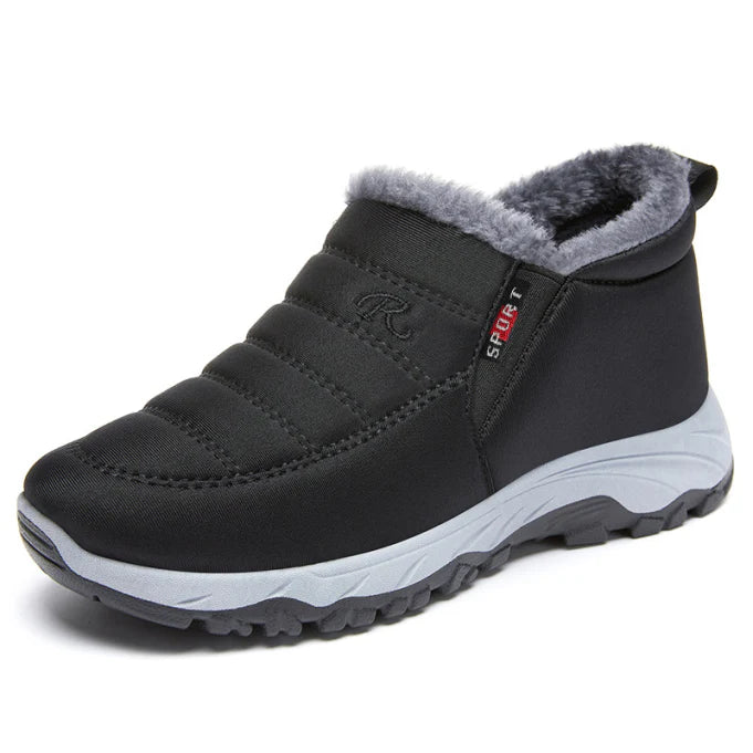 Winterschuhe Herren | Slip-On Stiefel Knöchelhoch Niedriger Schnitt