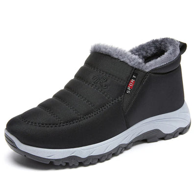Winterschuhe Herren | Slip-On Stiefel Knöchelhoch Niedriger Schnitt