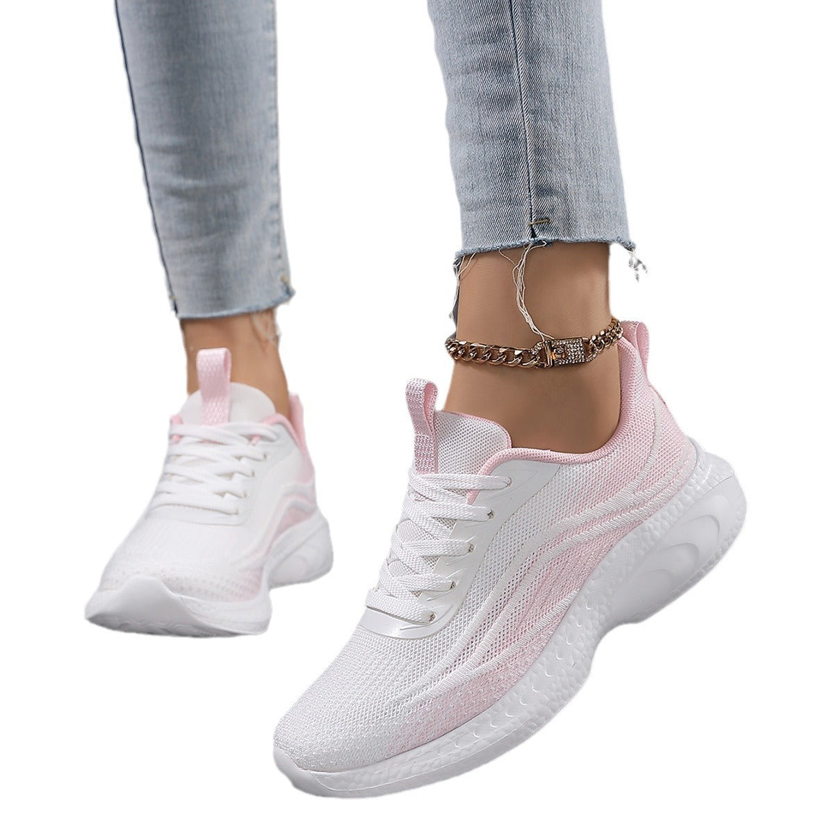 Frauen Stilvolle Performance Lauf Sneaker Fudus