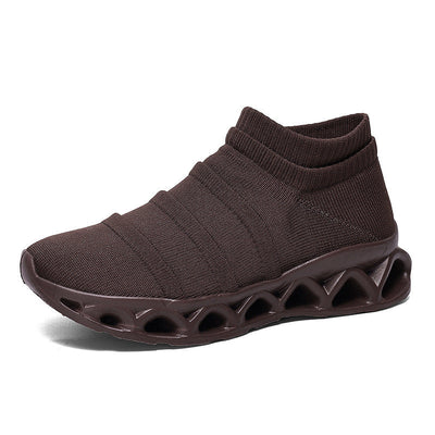 Damen Leichte Slip-On Sport Sneakers mit Atmungsaktivem Mesh-Design Fudus