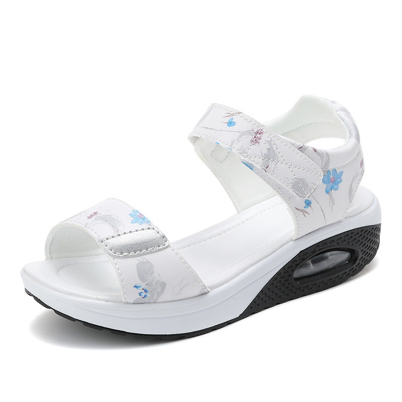 Damen Blumen-designed Komfort Sandalen Fudus