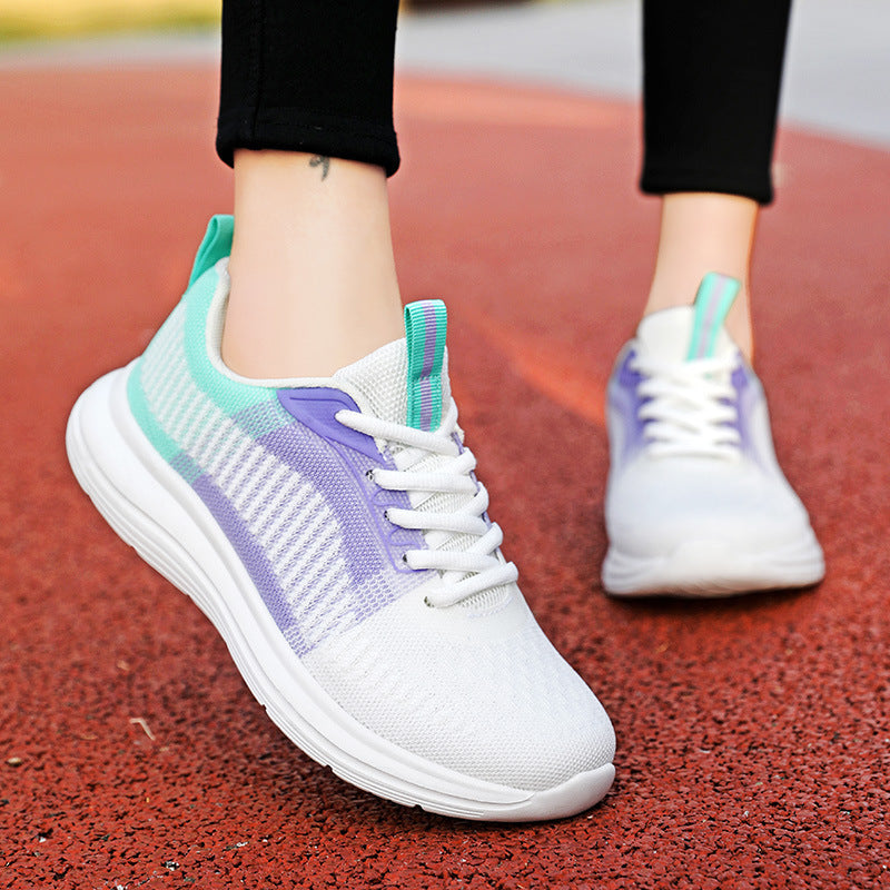Damen Atmungsaktive Strick Lauf Sneaker Fudus
