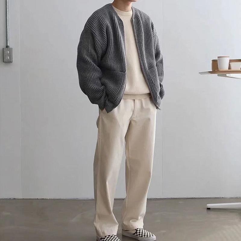 Strickjacke mit entspanntem Schnitt für Herren