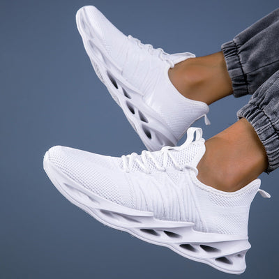 Unisex Leichtgewicht Atmungsaktive Lauf Sneakers mit Verbesserter Dämpfung Fudus