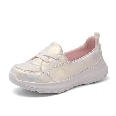 Damen Freizeit Slip-On Walking Sneakers Fudus