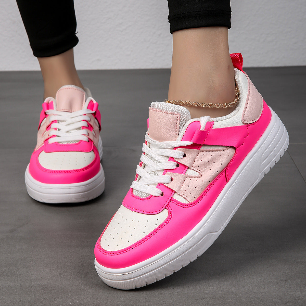 Damen Klassische Freizeit-Sneaker Fudus