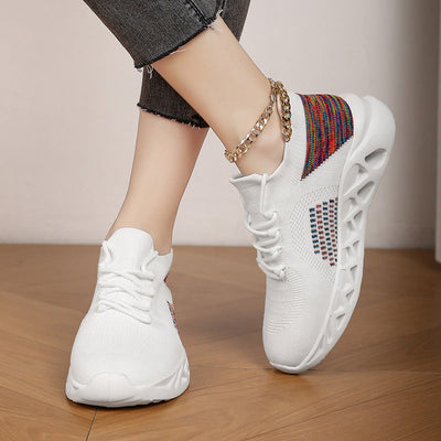 Damen Leichtgewicht Atmungsaktive Lauf Sneakers mit Stoßdämpfungstechnologie Fudus