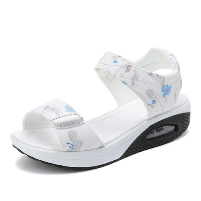 Damen Blumen-designed Komfort Sandalen Fudus
