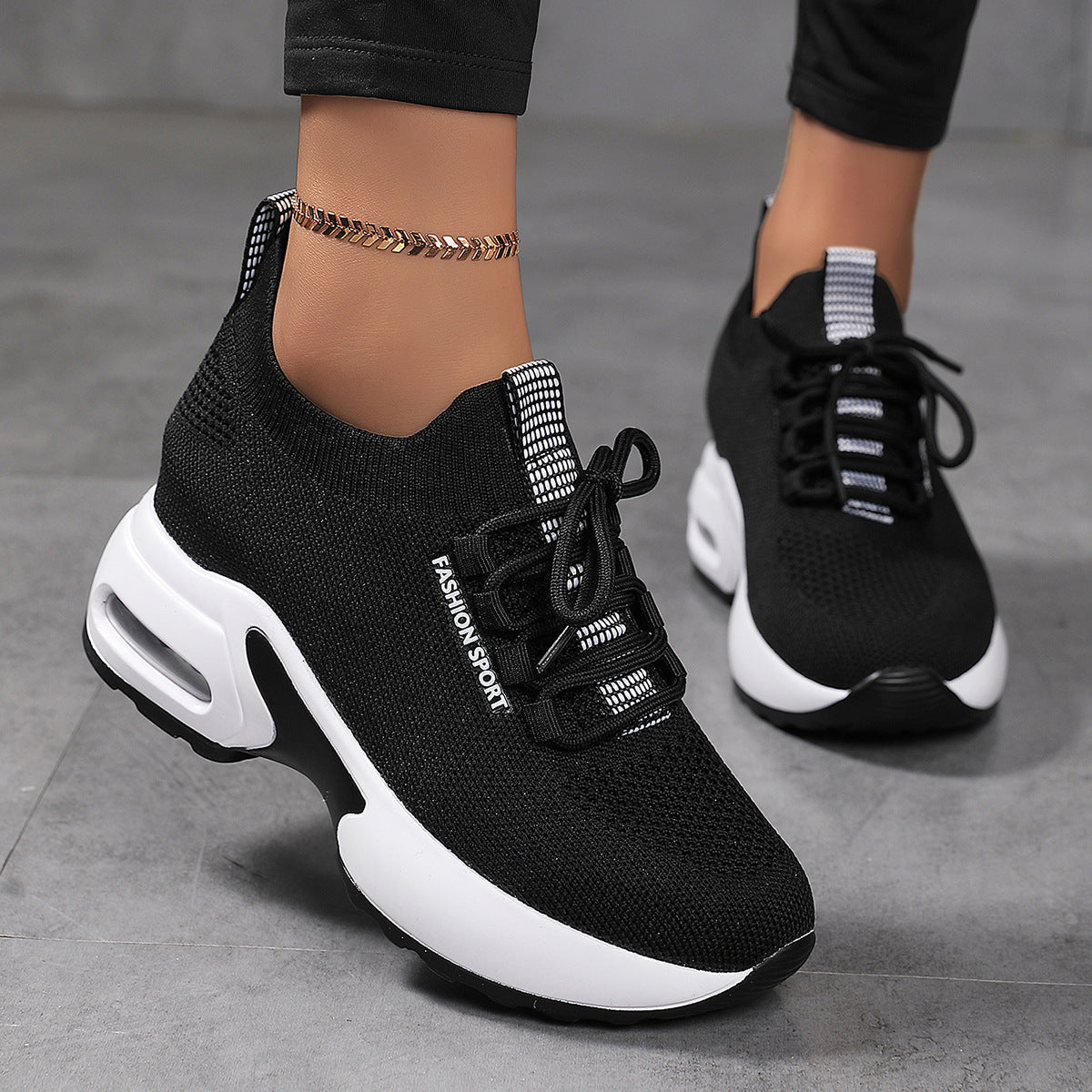 Frauen Sportliche Leichte Lauf-Sneaker mit Luftpolstertechnologie Fudus
