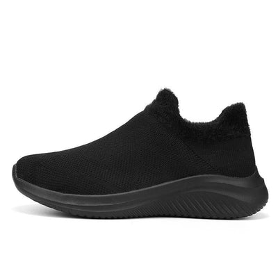 Damen Bequeme Slip-On Strick-Sneaker Fudus