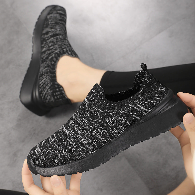 Damen Atmungsaktive Strick Slip-On Sneakers Fudus