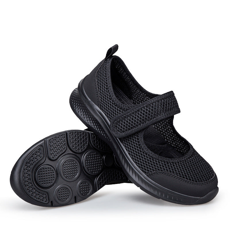 Damen Atmungsaktive Klettverschluss Wanderschuhe Fudus