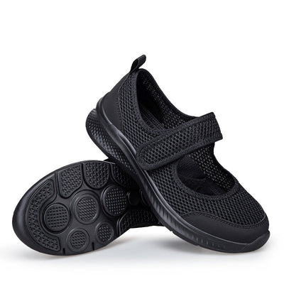 Damen Atmungsaktive Klettverschluss Wanderschuhe Fudus