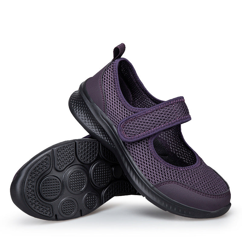 Damen Atmungsaktive Klettverschluss Wanderschuhe Fudus