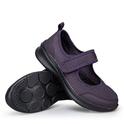 Damen Atmungsaktive Klettverschluss Wanderschuhe Fudus