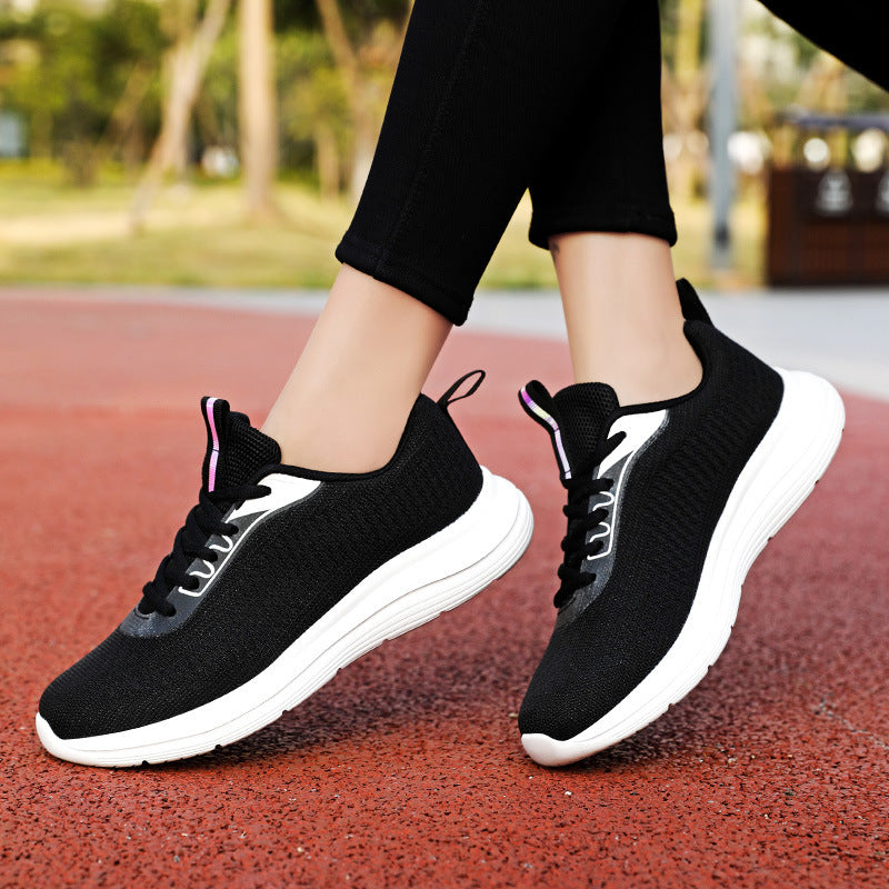 Damen Atmungsaktive Strick Lauf Sneaker Fudus