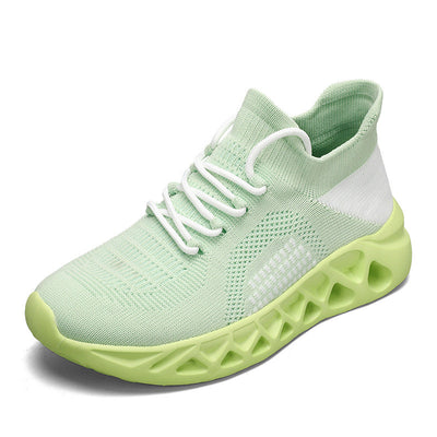 Damen Leichtgewicht Atmungsaktive Lauf Sneakers mit Stoßdämpfungstechnologie Fudus