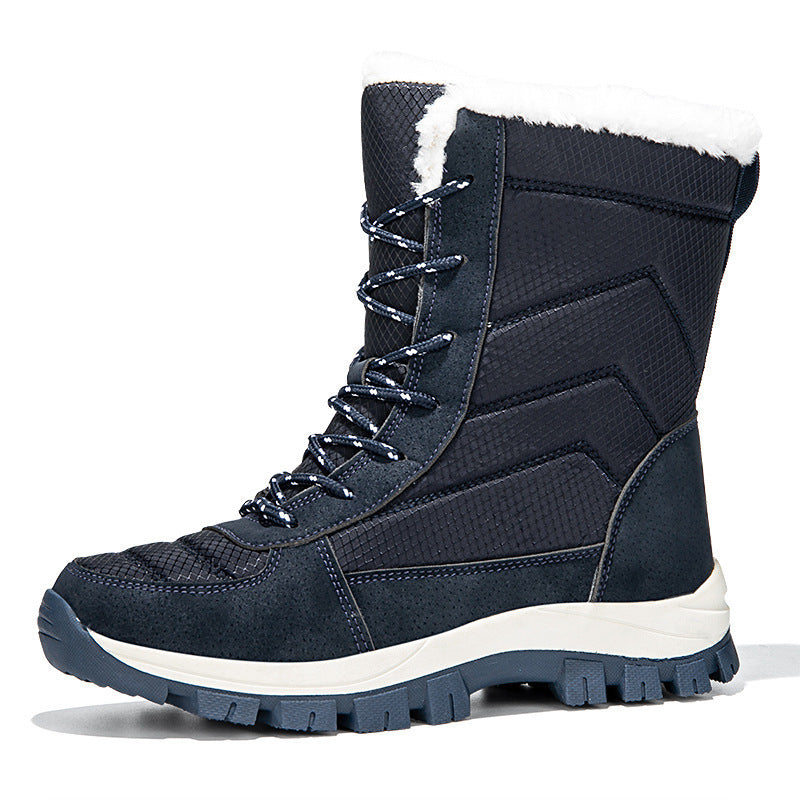 Damen isolierte Winterstiefel mit gemütlichem Kunstfellfutter Fudus