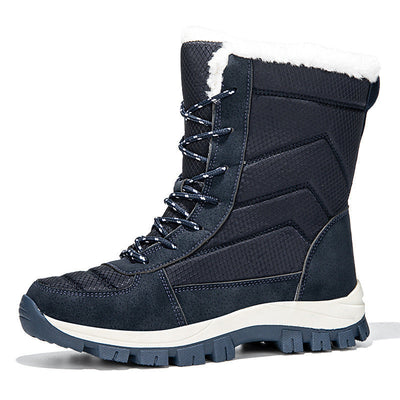 Damen isolierte Winterstiefel mit gemütlichem Kunstfellfutter Fudus