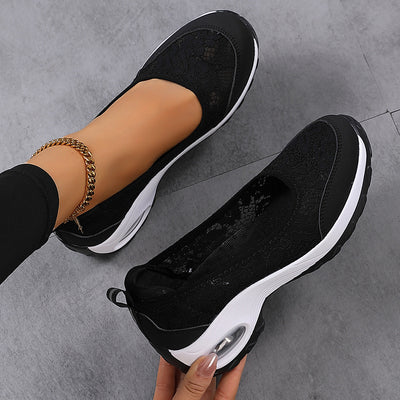 Damen Atmungsaktive Spitzen Slip-On Sneaker Fudus