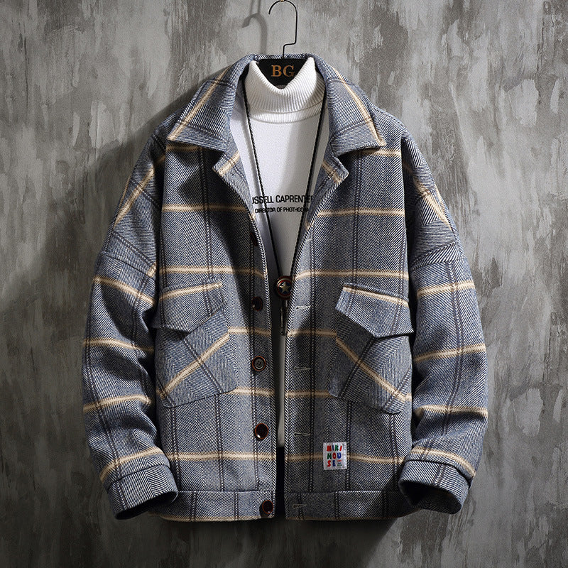 COUTURE™ KAROMUSTER-WOLLJACKE