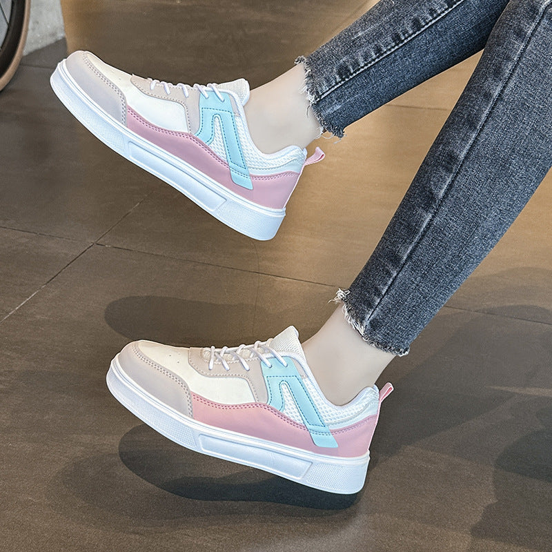 Damen Leichte Athletic Sneakers mit Atmungsaktiver Mesh-Belüftung und Gepolsterter Sohle Fudus