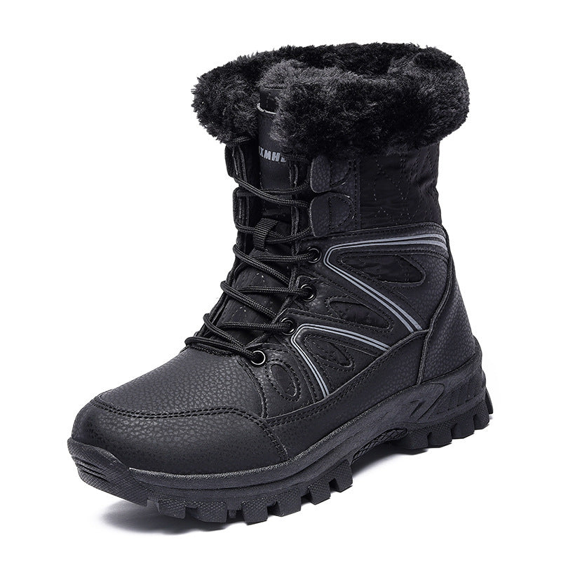 Damen isolierte Schneestiefel mit Kunstpelzfutter Fudus