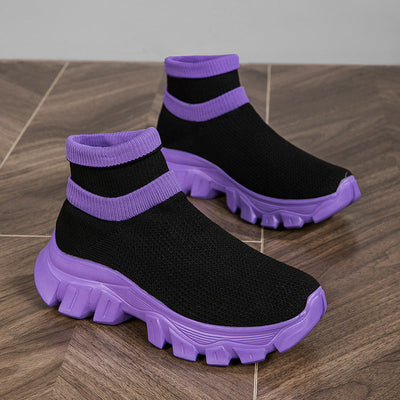 Damen High-Top Atmungsaktive Fitness Sneakers Fudus