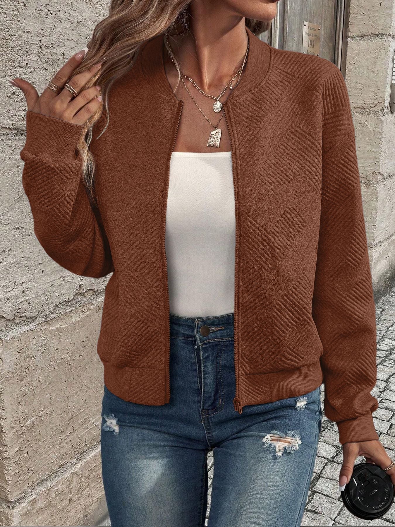 LIVIA | Frühlingsjacke mit Reißverschluss
