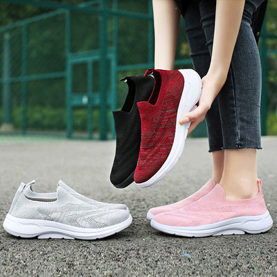 Damen Leichte Slip-On Lauf Sneakers Fudus