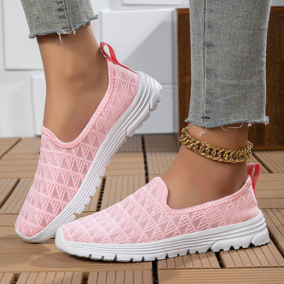 Damen Slip-On Sportschuhe mit atmungsaktivem Textil-Obermaterial Fudus