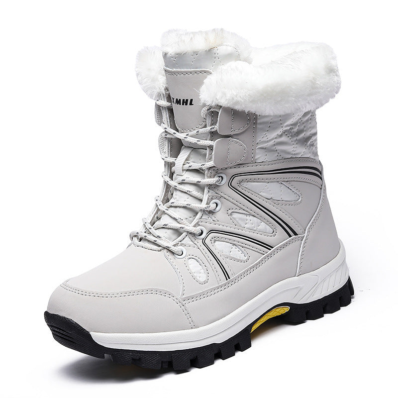 Damen isolierte Schneestiefel mit Kunstpelzfutter Fudus
