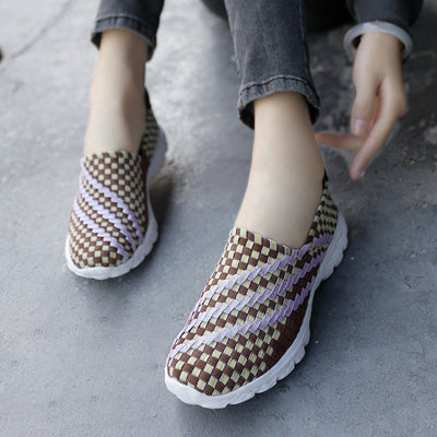 Damen Atmungsaktive Memory-Schaum Slip-On Sneaker Fudus