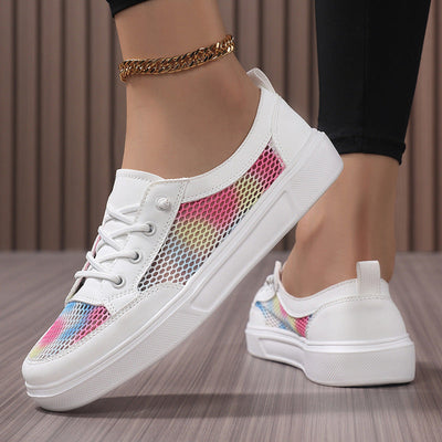 Damen Leichte Mesh Schnürsneaker Fudus