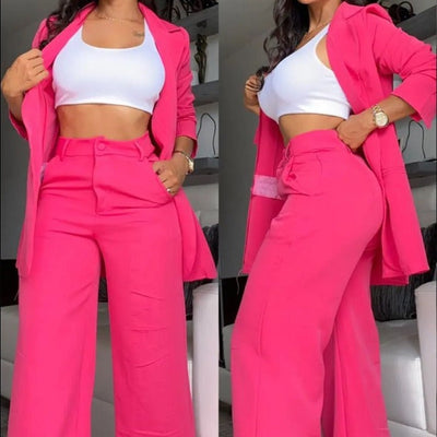 Damen-Hosenanzug | Weite Hose | Moderner Chic